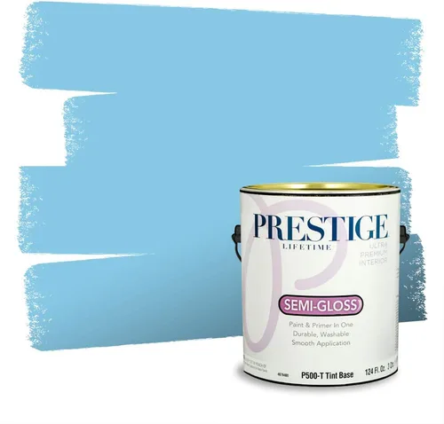 Miniatura 27 de Pintura Exterior + imprimación PRESTIGE, todo-en-uno, 1 galón, acabado mate, color comparable al Valspar* Royal Gray* VS151-Gris real