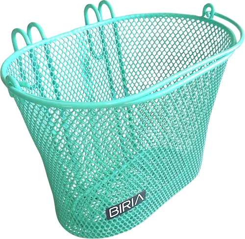 Miniatura 13 de Cesta con ganchos, frontal, extraíble, malla de alambre pequeña, cesta de bicicleta para niños