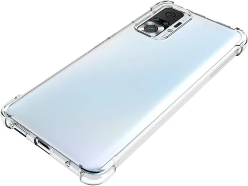 Miniatura 5 de USTIYA Funda para Mi Redmi Note 10 Pro Max y Redmi Note 10 Pro Funda Transparente TPU Cuatro Esquinas Funda Protectora Transparente Suave