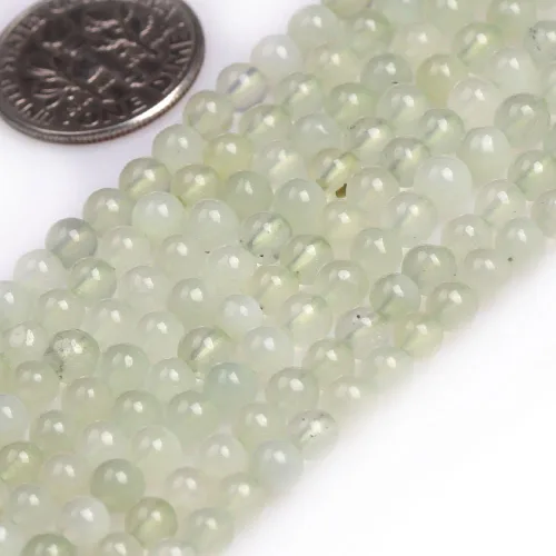 Miniatura 31 de GEM-Inside - Cuentas sueltas de ágata verde con bandas de energía natural, cuentas de energía natural para hacer joyas, 0.315 in, redondas, 15 Ágata