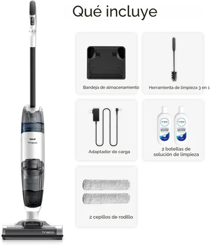 Miniatura 7 de Tineco iFLOOR 2 - Aspiradora y trapeadora inalámbrica para pisos húmedos y secos, limpieza en un solo paso para pisos duros, ideal para suciedad