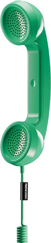 Miniatura 3 de Native Union Pop Phone – Auricular retro con micrófono y altavoz, USB-C para iPhone, iPad, Laptop, Tablet, Samsung S25, Flip 7, Fold 7 – Trabajo Pino