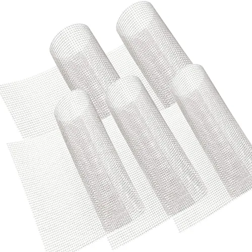 Paquete de 5 mallas de alambre tejido de acero inoxidable 304, nunca se oxida, malla de alambre dura y resistente al calor, malla fina para muchos