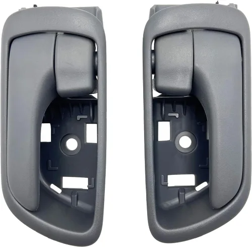 Miniatura 6 de Cheriezing Tirador de puerta interior gris compatible con Sienna 2004-2010 mango interior repuesto # 69206-AE010 FL, 69205-AE010 FR Juego de 2