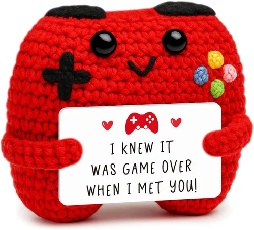Miniatura 11 de Regalos de Controlador de Crochet Positivo para Chicas Adolescentes Chicos Adolescentes Navidad, Regalos de Jugador para Hombres Chicos