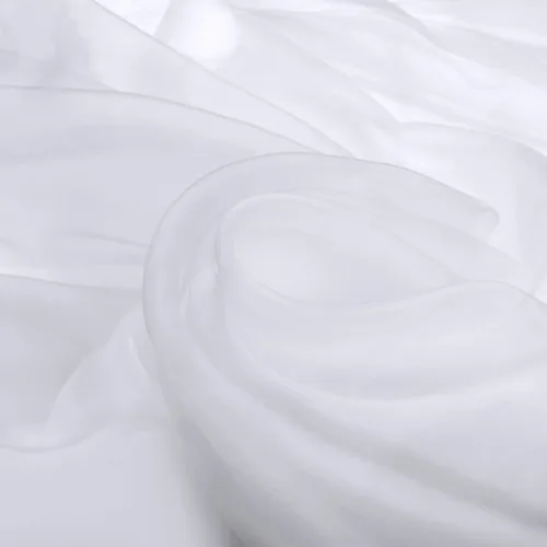 16 pies por 54 pulgadas de organza para vestido de gasa para decoración de disfraces de fantasía (blanco puro)