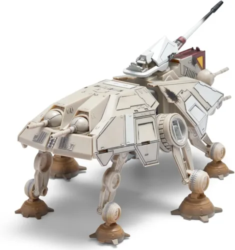 Miniatura 6 de Star Wars Micro Galaxy Squadron at-TE - vehículo de seis patas de 9 pulgadas con deslizador de 2,5 pulgadas y cinco accesorios de microfiguras