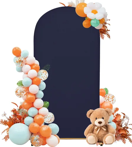 Funda para arco de boda de 6 pies, tela elástica para arcos pequeños, cabinas de fotos y decoración de fiestas, para cumpleaños, duchas y