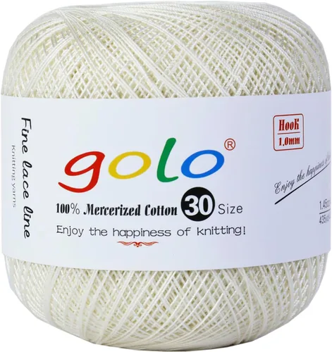 Miniatura 87 de golo Hilo de ganchillo tamaño 10-108 tarjeta de color 108 madejas juego de hilo de bordar elegante juego de caja de regalo con herramientas 100%