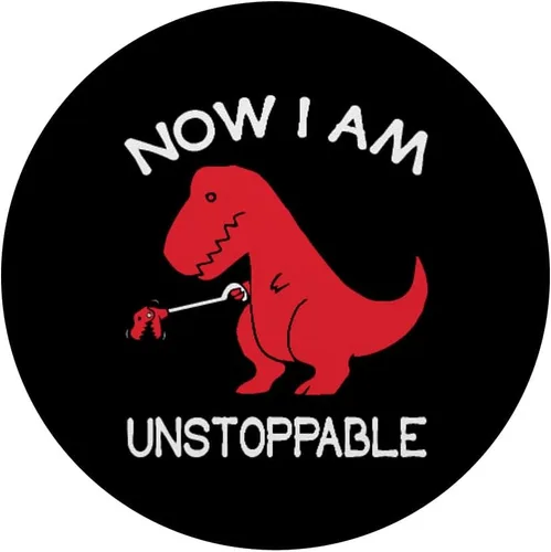 Miniatura 3 de Now I'm Unstoppable – Funny Pop Socket TRex – PopSockets Grip y soporte para teléfonos y tabletas