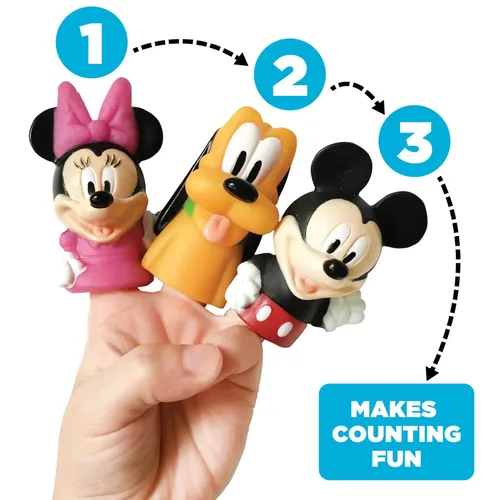Miniatura 6 de Disney Mickey Mouse & Friends - Juego de marionetas de dedo de 10 piezas, recuerdos de fiesta, juego educativo, juguetes de baño y piscina