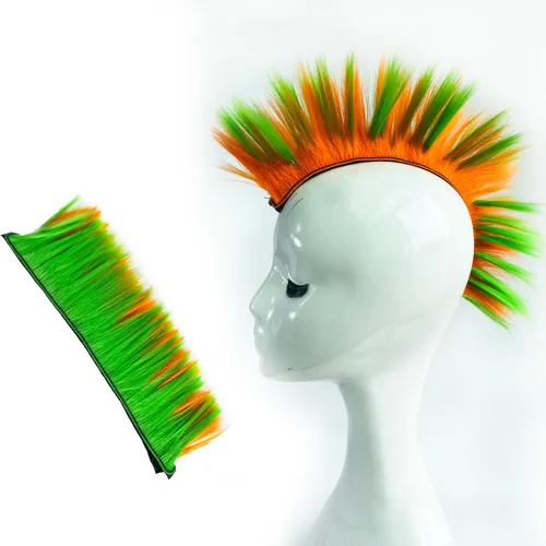 Miniatura 2 de Helmet Hawks Mohawk Pelucas sintéticas para bicicleta/casi casco/palo reutilizable diseño