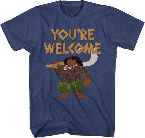 Miniatura 2 de Disney Camiseta Moana Maui Youre Welcome Carbóm jaspeado