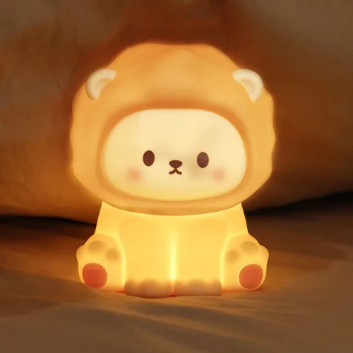 Miniatura 8 de Luz nocturna de conejo para niños, luz nocturna de conejo regulable de 3 niveles, 1200 mAh de silicona suave, lindo regalo de conejo de Pascua