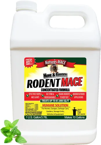 Miniatura 11 de Nature's MACE Repelente de roedores concentrado de 5 galones, cubre 10 acres, repele ratones y ratas, mantiene ratones, ratas y roedores fuera