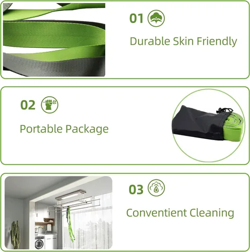 Miniatura 2 de SANKUU - Correas de yoga para estiramiento con 12 bucles, póster de entrenamiento, correas para estiramiento, equipo de terapia física, bandas