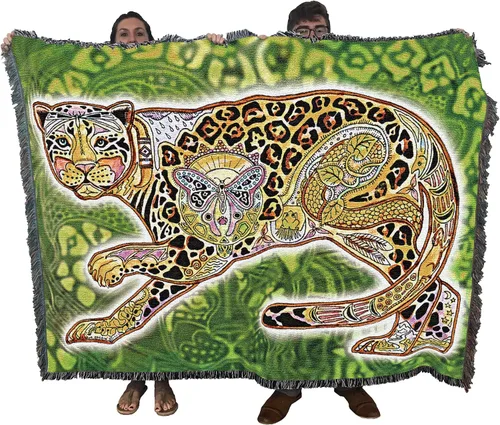Miniatura 33 de Pure Country Weavers Sue Coccia - Manta de ovejas de cuerno grande, tótem de espíritus animales, manta de regalo tejida de algodón, fabricada