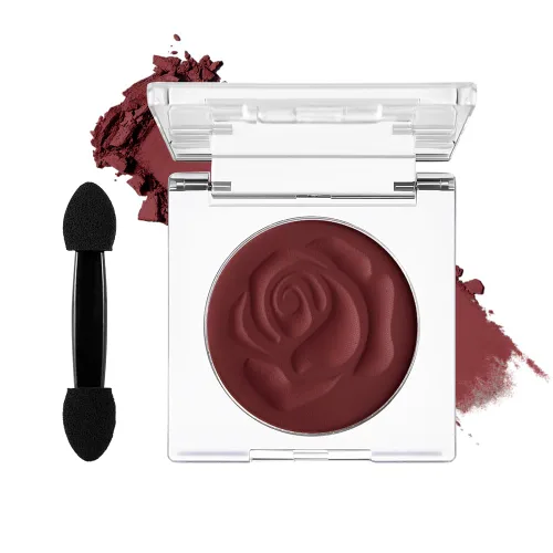 Miniatura 11 de DE'LANCI Sombra de ojos gris oscuro mate, paleta de sombra de ojos gris mate individual de larga duración maquillaje de ojos grises naturales
