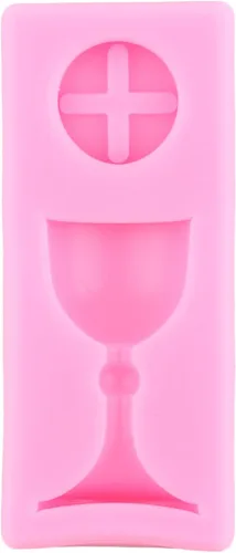 Miniatura 7 de ZiXiang Molde de silicona cruzada para comunión, cáliz, paloma, fondant, molde de bautismo para bautismo, fiesta, decoración de pasteles, decoración