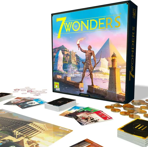 Miniatura 4 de Asmodee Juego de mesa 7 Wonders (nueva edición) - Lleva tu civilización a la prosperidad, juego de estrategia para niños y adultos, a partir de 10