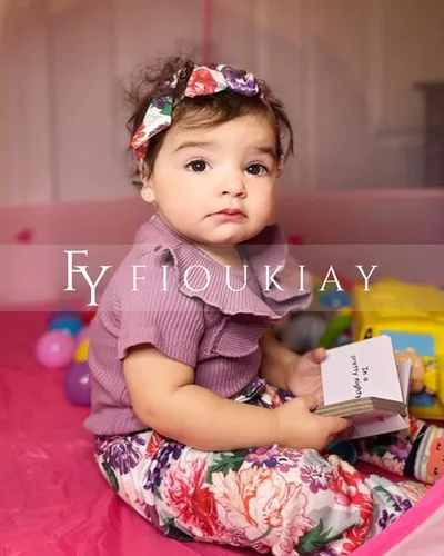 Miniatura 103 de fioukiay Conjunto de ropa de verano para bebés y niñas recién nacidas prematuros, mameluco, pantalones, diadema, conjunto de ropa para el verano