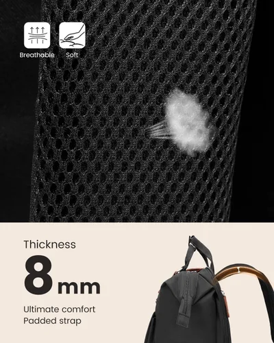 Miniatura 5 de Mochila para portátil para mujeres, mochila de trabajo, mochila de viaje, mochila para conmutador, mochilas universitarias y escolares, 15,6 pulg.