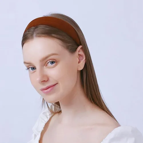 Miniatura 6 de Diademas anchas de terciopelo para mujer, diademas suaves para mujer, diademas de moda para mujeres y niñas, diadema antideslizante a la moda