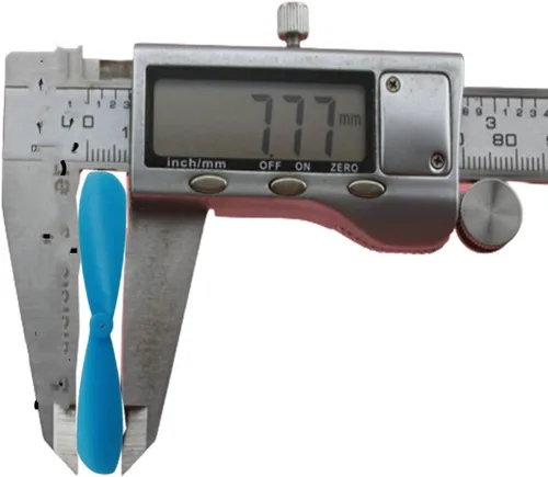Miniatura 6 de skrnrhrery Las cuchillas de hélice, las hélices positivas y negativas de 1.8 pulgadas son adecuadas para cuadricópteros modelo de avión planeador