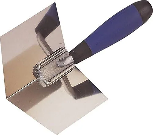 Edward Tools Herramienta de esquina para paneles de yeso - Se flexiona para una esquina perfecta de 90 grados al enmudecer paneles de yeso - Paleta