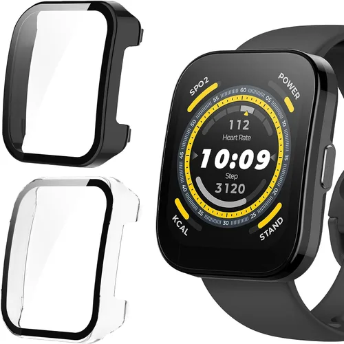 Miniatura 8 de Funda compatible con Amazfit Bip 5, Lamshaw Hard PC Case con protector de pantalla compatible con Amazfit Bip 5 Smart Watch
