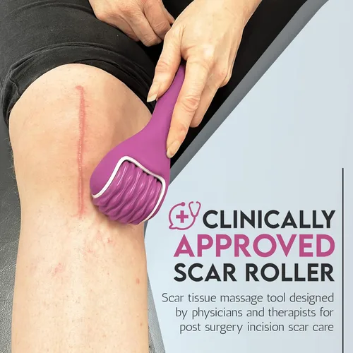 Miniatura 3 de scarroller Masajeador de tejido cicatricial para recuperación poscirugía, masaje de hielo de silicona para hinchazón y dolor de incisión poscirugía