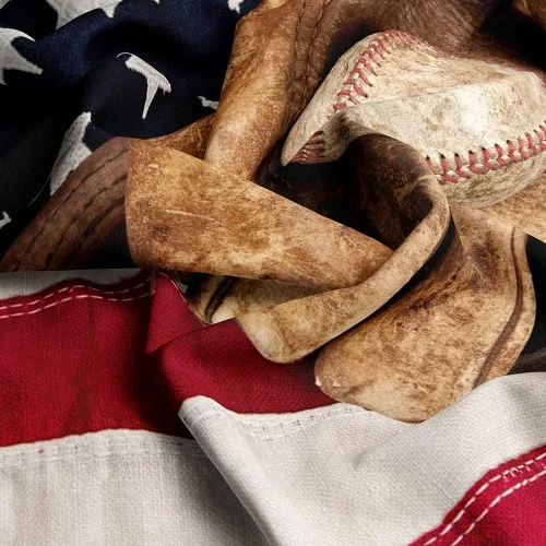 Miniatura 7 de Juego de ropa de cama de béisbol para niños, juego de edredón de bandera estadounidense con temática deportiva, tamaño individual, decoración
