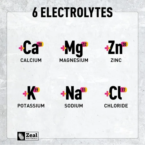 Miniatura 4 de Zeal Electrolyte Powder - 90 porciones Polvo de electrolitos Keto Cero azúcar, BCAA, vitaminas B Potasio, zinc, magnesio Bebida