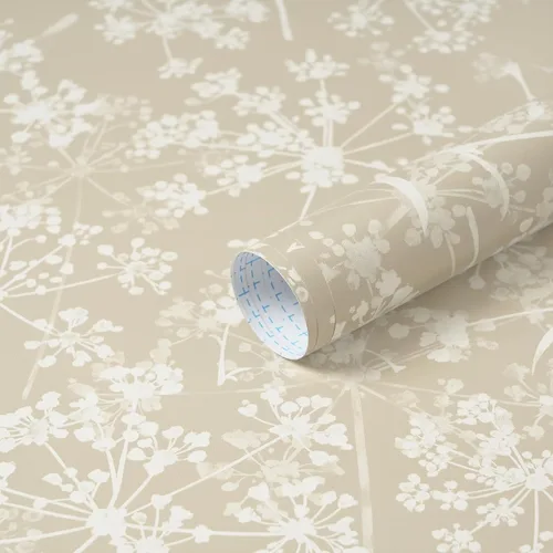 Miniatura 11 de Safiyya Papel tapiz floral para despegar y pegar, papel de contacto azul y blanco, papel tapiz bohemio para dormitorio, papel de pared de peonía