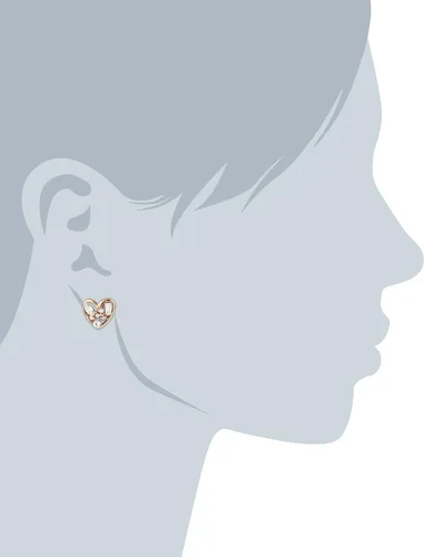 Miniatura 2 de Betsey Johnson - Pendientes de tuerca con diseño de baguette icónico