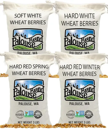 Miniatura 12 de Palouse Brand - Bolsa de trigo rojo primaveral Proyecto verificado sin OGM 100% no irradiado Certificado Kosher Parve Cultivado en EE.UU.