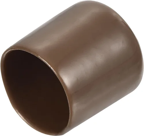 Miniatura 94 de uxcell 25 tapas de goma de 0.787 in de vinilo de identificación redonda tapa tapa de rosca de tornillo protectores negro