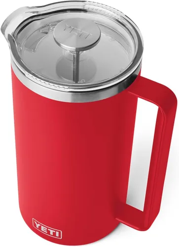 Miniatura 12 de YETI Rambler - Cafetera de prensa francesa de 34 onzas, color rojo rescate