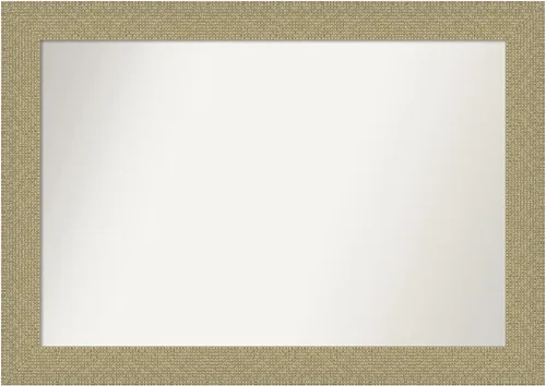 Miniatura 101 de Amanti Art Espejo de pared personalizado no biselado (24.25 x 24.25 pulgadas), marco dorado de mosaico, varios tamaños personalizados, espejo