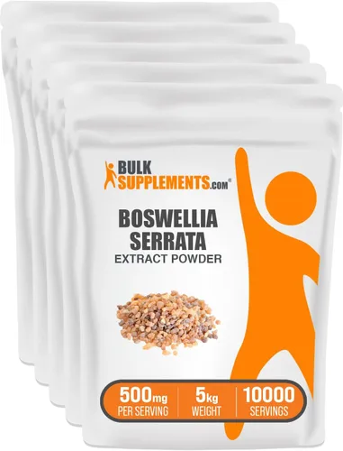 Miniatura 8 de BulkSupplements.com Extracto en Polvo de Boswellia Serrata - Suplemento de Boswellia, de Resina de Incienso - Vegano y Sin Gluten, 500mg por