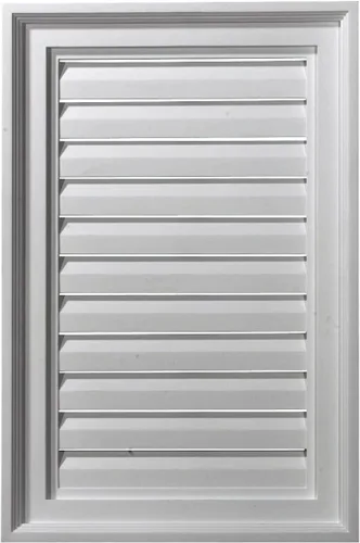 Miniatura 6 de Ekena Millwork - Persiana vertical a dos aguas GVVE12X18D, 12 pulgadas de ancho x 18 pulgadas de alto x 1 7/8 pulgadas profundidad., GVVE12X18F