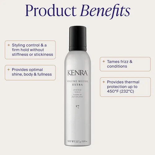Miniatura 2 de Kenra Volumen Extra Mousse N°17
