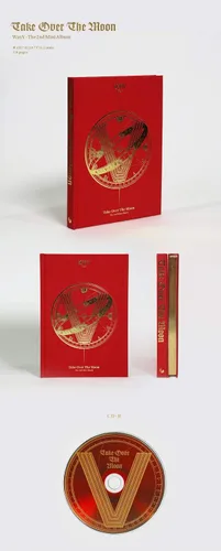 Miniatura 2 de WayV Take Over The Moon 2nd Mini Album - CD, fotolibros, tarjeta de fotos, tarjeta circular, póster plegado con juego de calcomanías decorativas