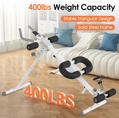 Miniatura 7 de Foldable Ab Machine, 5-in-1 Adjustable Ab Trainer for Home Gym, Full-Body Core Workout Equipment