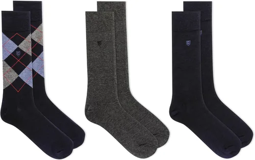 Miniatura 2 de Chaps Men's Soft Argyle Dress Crew Socks-3 Pair Pack-Reinforced Heel and Toe