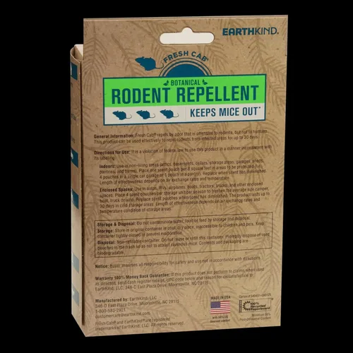 Miniatura 4 de Fresh Cab. Repelente de roedores, botánico, 28 bolsas con olor, respetuoso con el medio ambiente, registro de la EPA y mantiene a los ratones fuera.