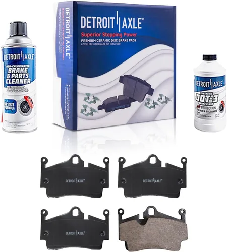 Miniatura 49 de Detroit Axle - Pastillas de Freno para Nissan Altima Sentra 350Z Juke INFINITI G35, Pastillas de Freno Cerámica Delanteras y Traseras Reemplazo