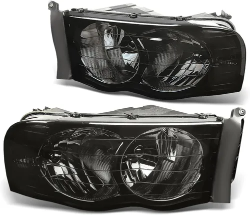 Conjunto de faros delanteros DNA Motoring HL-OH-F1509-CH-AM Ahumado claro