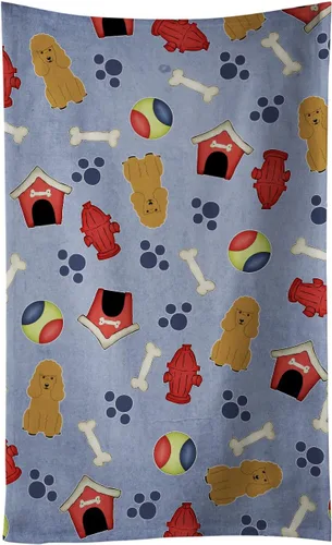 Miniatura 103 de Caroline's Treasures BB2654KTWL Dog House Collection Airedale - Toalla de cocina para invitados, toalla de baño decorativa para cara, té, paño