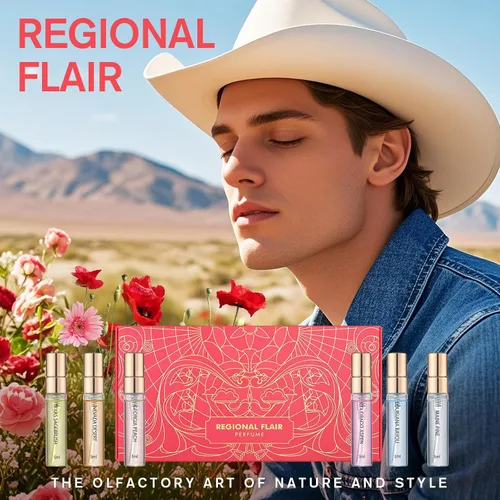 Miniatura 6 de Perfume para mujer, juego de 6 perfumes de estilo regional para mujer, perfecto para regalo, perfumes de fragancia de larga duración para ocasiones